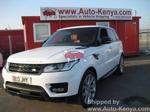 Nearly New Range Rover Sport shipped to Mombasa