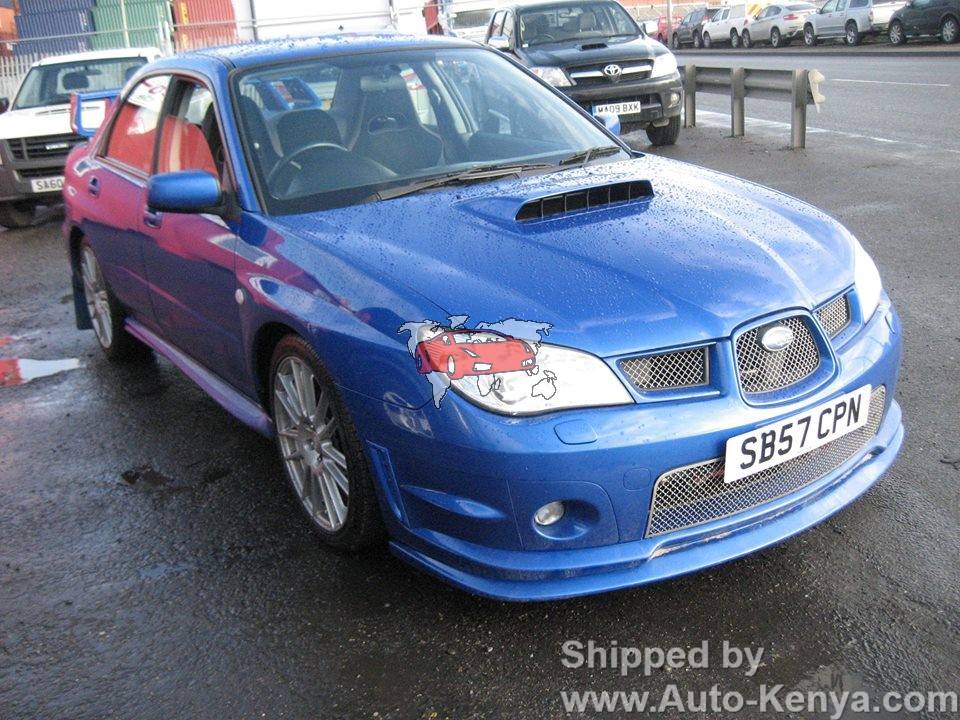 Subaru Impreza shipped RoRo to Mombasa